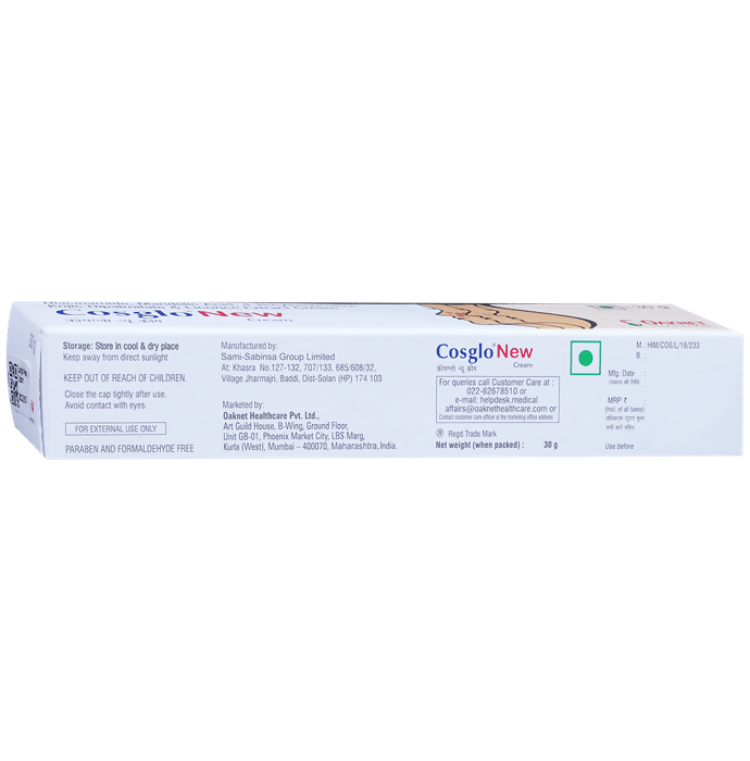 Cosglo New Anti-Melasma Cream product packaging