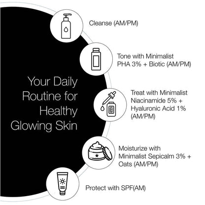 Minimalist Niacinamide 5% + Hyaluronic Acid 1% product packaging
