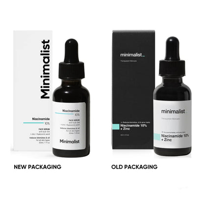 Minimalist 10% Niacinamide Face Serum product packaging