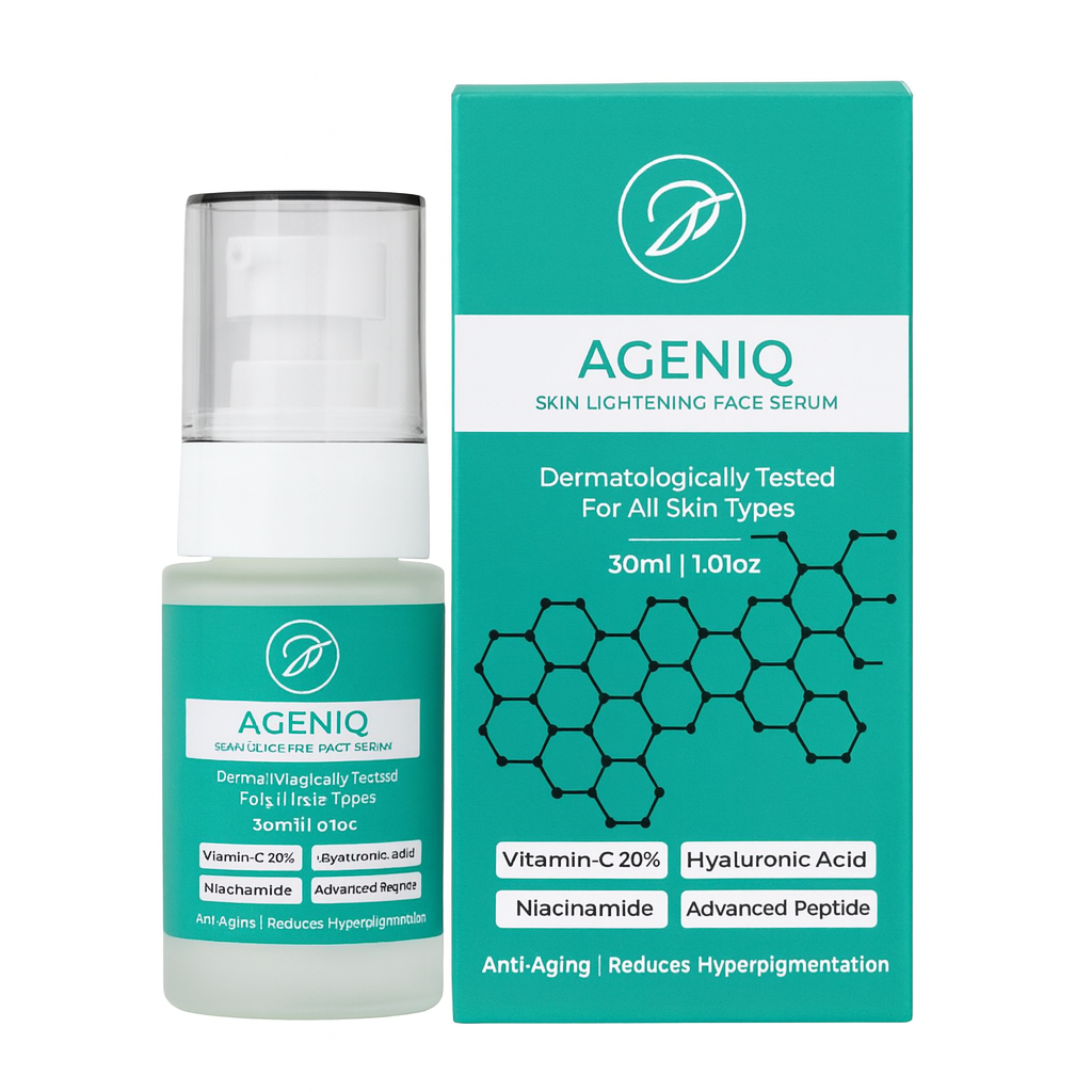 AGENIQ - Lightening Face Serum tube and box