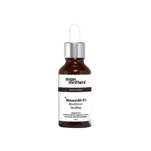Man Matters Beardmax Growth Serum, Minoxidil 5% front product pack
