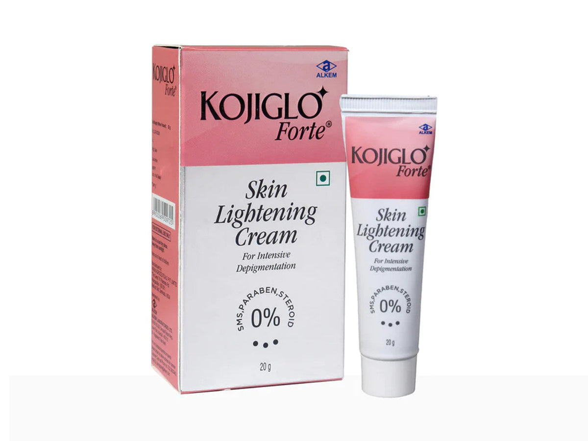 Kojiglo Forte Cream (Pigmentation) tube and box