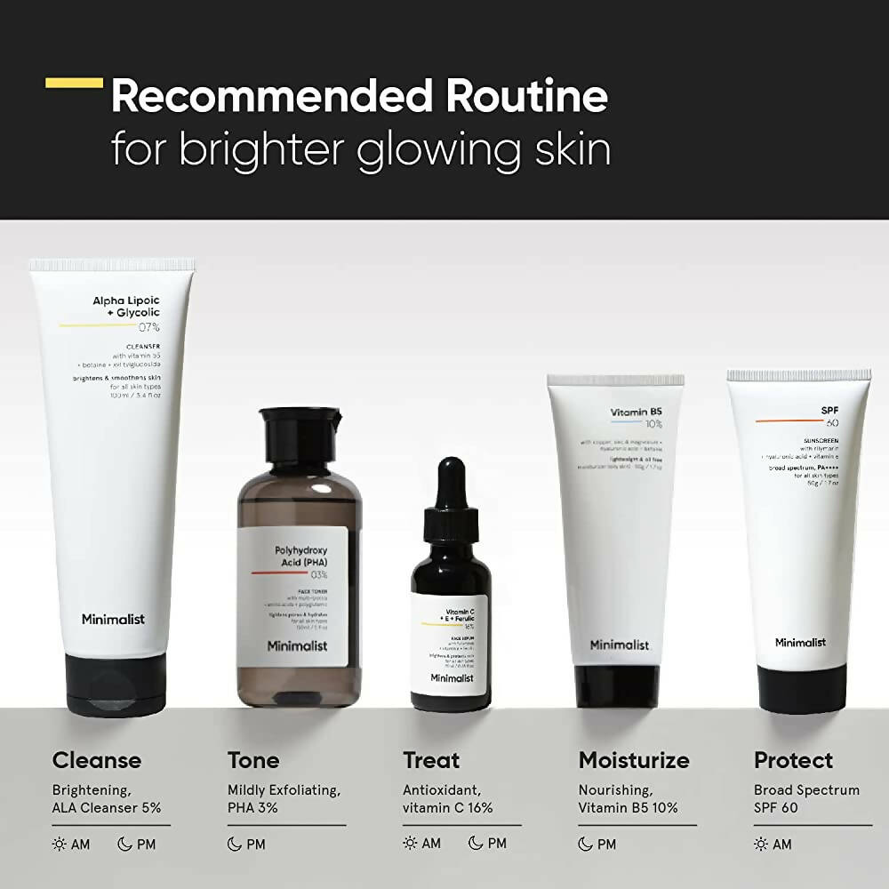 Minimalist 16% Vitamin C Face Serum (Advanced) product packaging