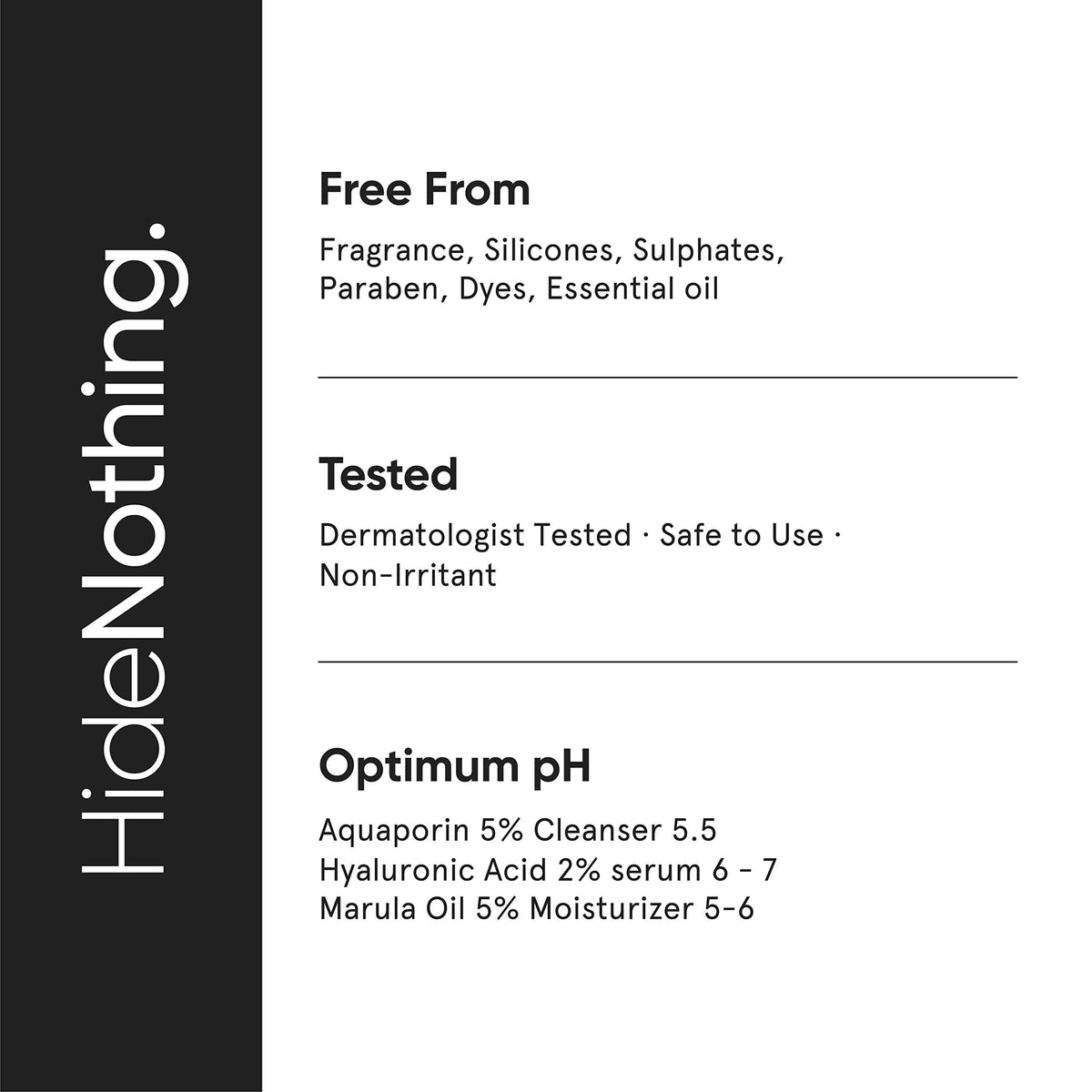Minimalist Dry Skincare Kit - Face Wash, Moisturizer & Serum product packaging