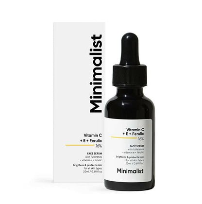 Minimalist 16% Vitamin C Face Serum (Advanced) tube and box