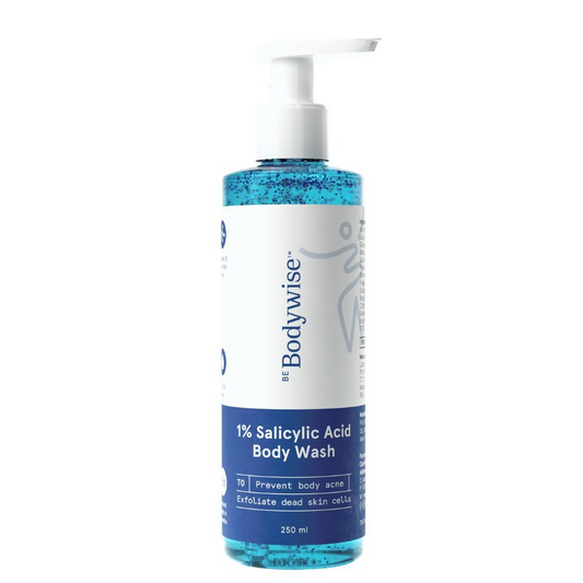 BeBodywise 1% Salicylic Acid Body Wash front product pack