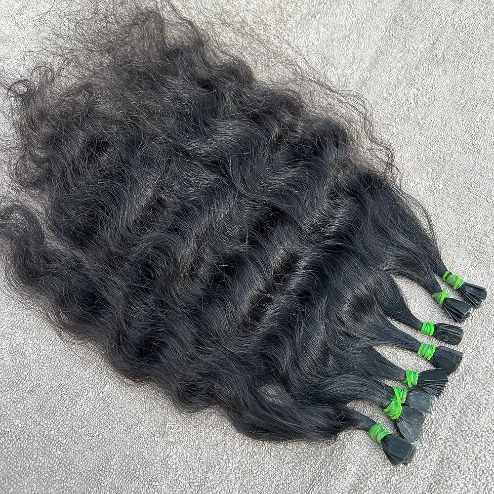 FLAT TIP WAVY HAIR EXTENSIONS