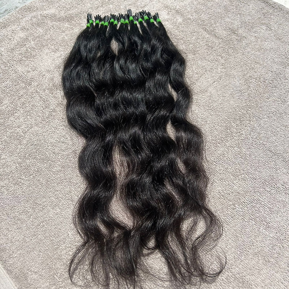 I TIP WAVY HAIR EXTENSIONS