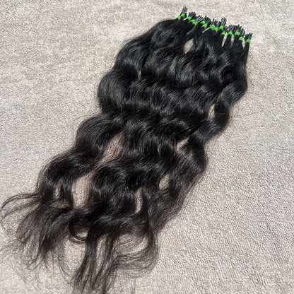 I TIP WAVY HAIR EXTENSIONS