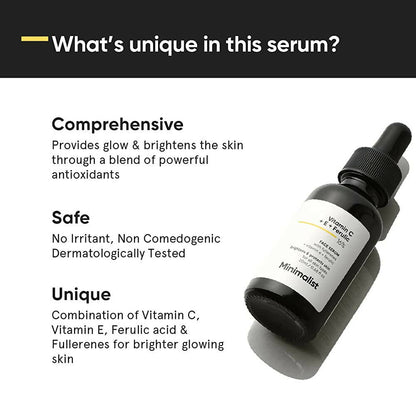 Minimalist 16% Vitamin C Face Serum (Advanced) product packaging