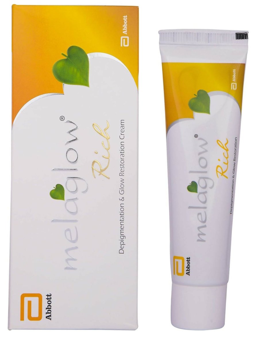 Abbott Melaglow Rich Depigmentation And Glow Restoration front product pack