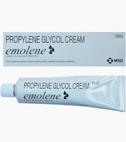 Propylene Glycol Cream - Emolene product packaging