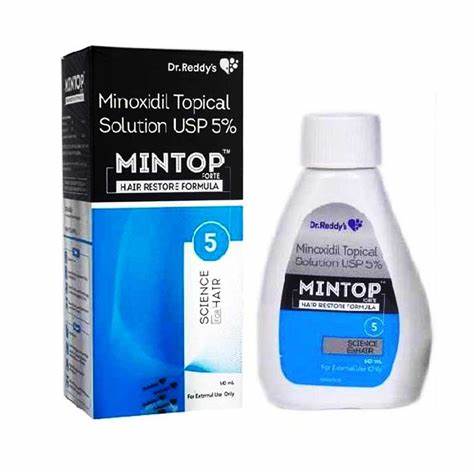 Minoxidil 5% Solution - Mintop product packaging